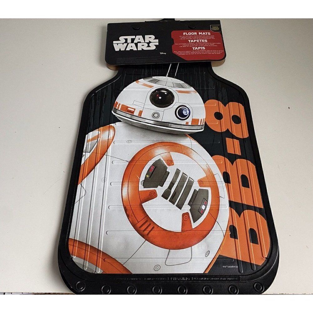 2‎ Plasticolor Star Wars BB8 Car Truck Suv All Weather Rubber Front Floor Mats